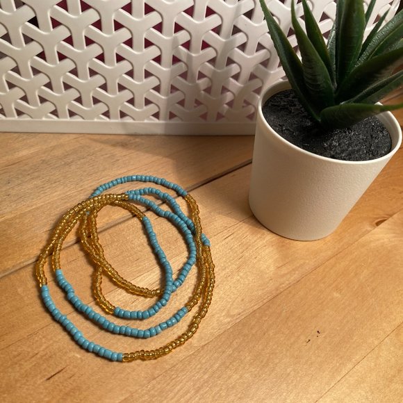 Colorful Beaded Waist Chain, bracelet , necklace or ankle bracelet - - Picture 7 of 16